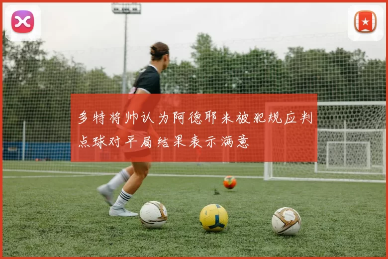 多特将帅认为阿德耶米被犯规应判点球对平局结果表示满意