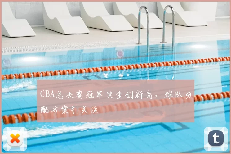 CBA总决赛冠军奖金创新高,球队分配方案引关注