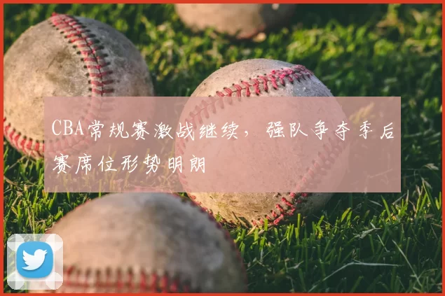 CBA常规赛激战继续,强队争夺季后赛席位形势明朗